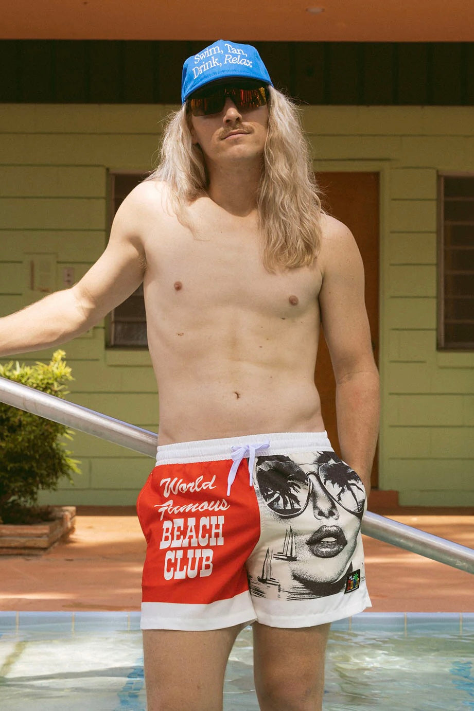 World Famous Swim Short - Red