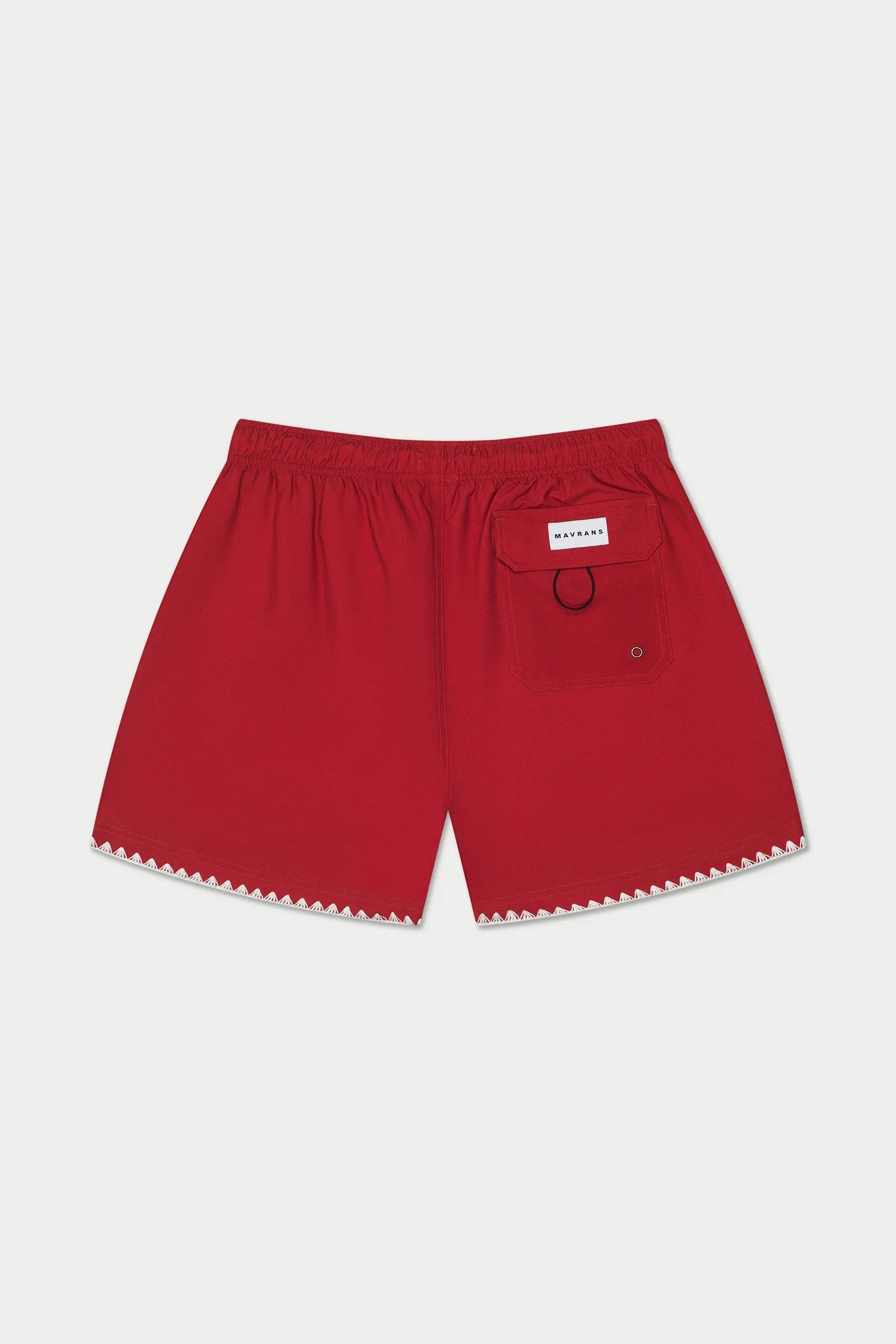 Red Stitch Swim Short