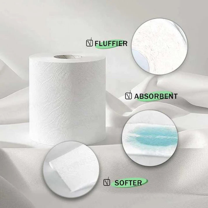 Premium Bamboo Toilet Paper (Contains 6 pieces)