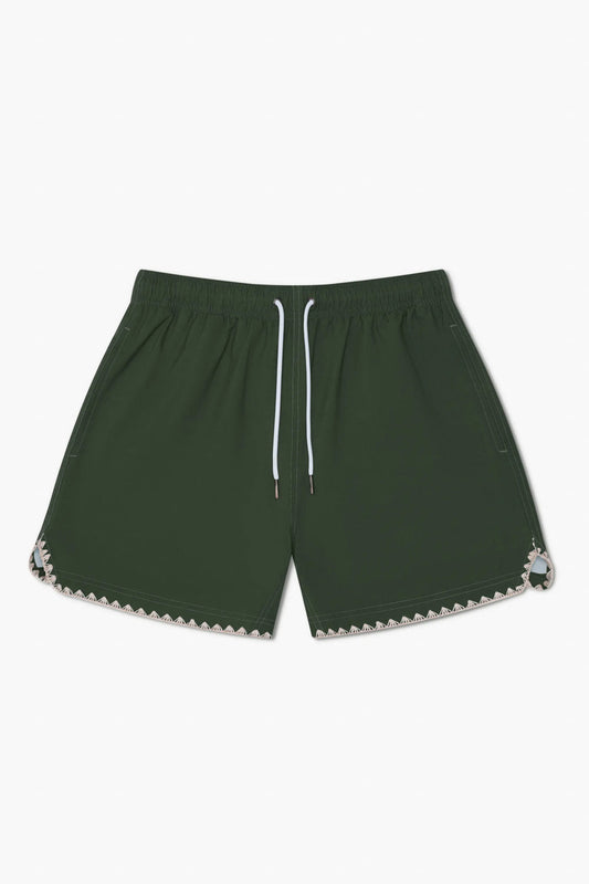 Dark Green Swim Short