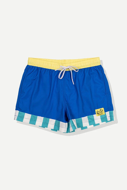Multi Block Swim Short - Blue